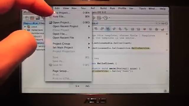 Asus Eee PC with OS X Tiger and 7" Touch Kit Part 3 смотреть онлайн