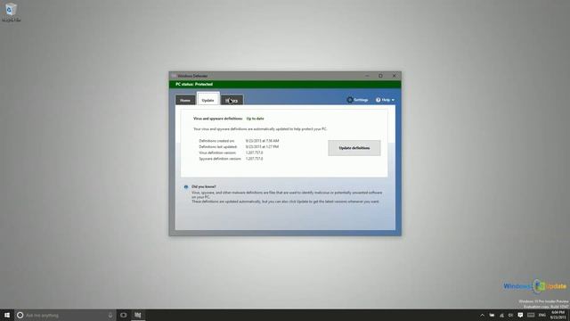 Windows 10 Training - Using Windows Defender to Protect Against Malware смотреть онлайн