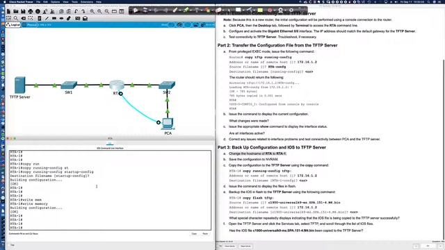 CCNAv7 - Enterprise Networking, Security, & Automation (ESNA) - Packet Tracer 10.6.10: Backup Confi смотреть онлайн