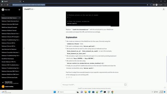 selenium click link and open in new tab смотреть онлайн