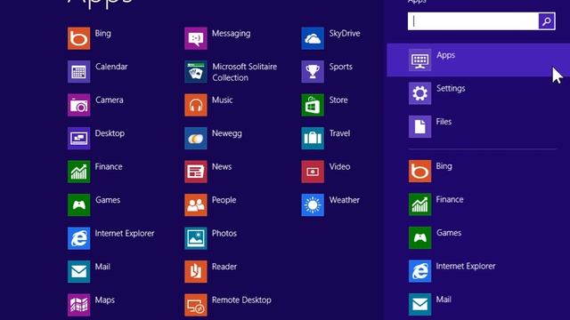Windows 8.0 Professional - Search for an App смотреть онлайн