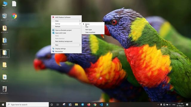 #002 Arrange icon On Desktop || Windows 10 OS tutorial in Hindi || смотреть онлайн