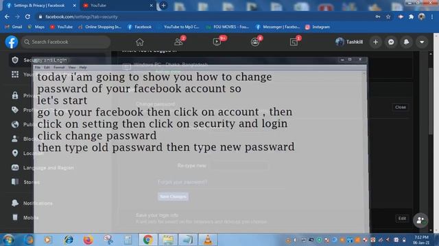 How to change passward of your facebook account] windows-7,8.1,9,10 смотреть онлайн