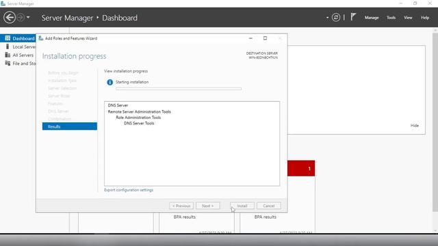 Windows Server 2019 DNS installation смотреть онлайн