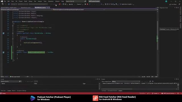 Creating NumericUpDownControl from scratch | C# and XAML смотреть онлайн