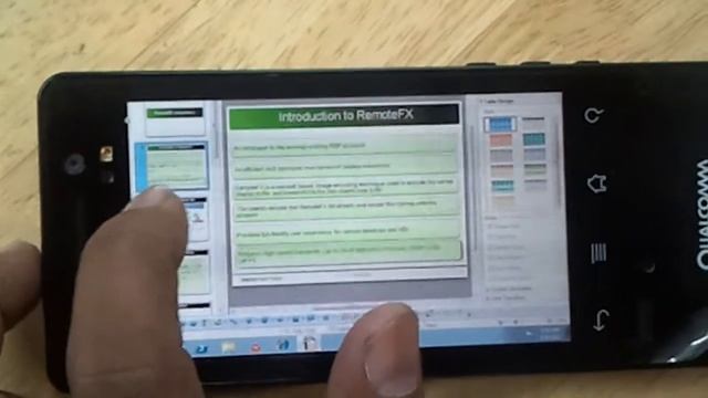 RemoteFX Client on Snapdragon MDP смотреть онлайн