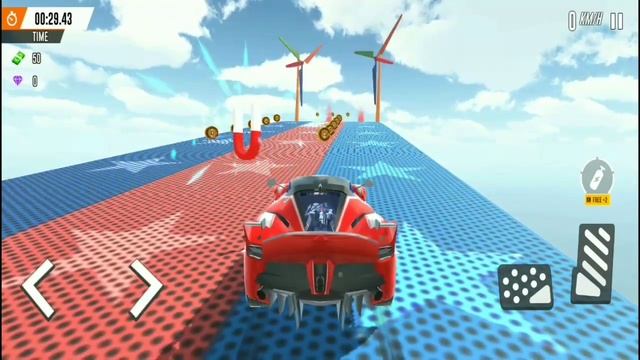 Mega Ramp Car Stunt Driving Simulator - Impossible Sport Car Racing - Android Gamrplay смотреть онлайн