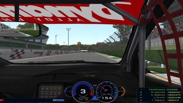 rFactor2 Honda Civic NGTC Series Mills Inner loop B смотреть онлайн