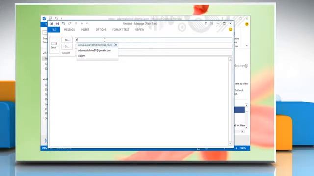 How to remove nickname cache entries manually in Microsoft® Outlook 2013 on a Windows® 8-based PC смотреть онлайн