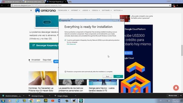¡¡¡¡como descargar Kaspersky antivirus FULL 2017 Gratis!!!!!!! смотреть онлайн