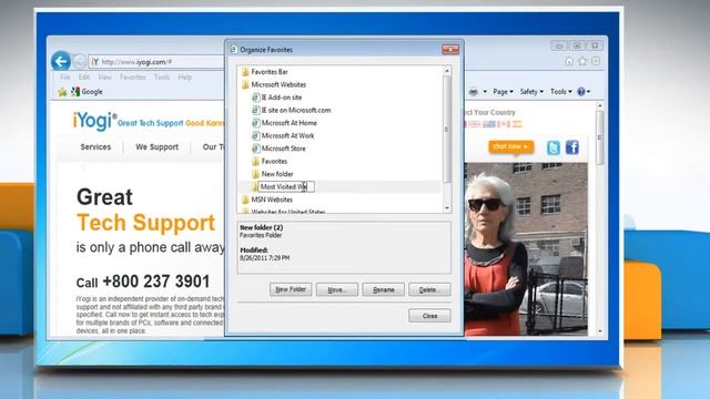 Internet Explorer® 9: How to organize favorites on Windows® 7 смотреть онлайн