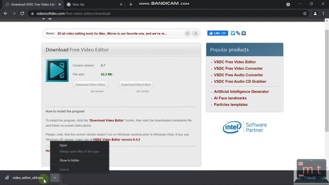 How to Download VSDC Free Video Editor | Full Tutorial || By M T Tech -- #mdtausif смотреть онлайн