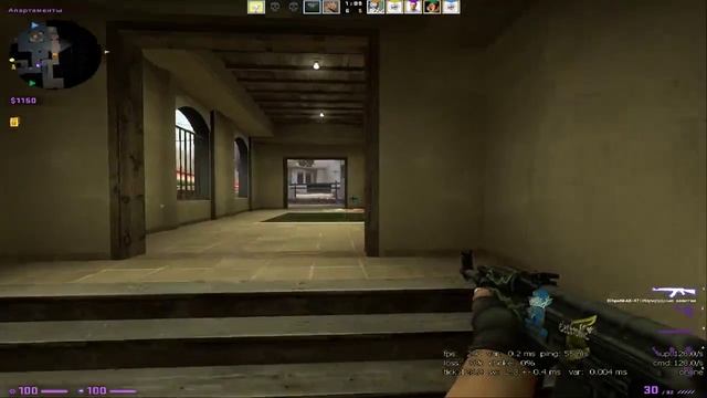 Играем faceit - пробиваю путь в Киберспорт :) смотреть онлайн