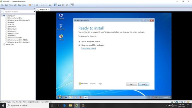 How to Upgrade From Windows 7 Pro to windows 10 Pro Build 1909 (x64) смотреть онлайн
