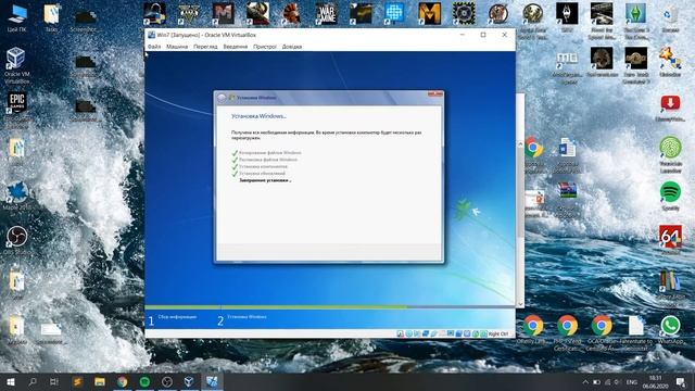 Встановлення ОС Windows у VirtualBox на Windows смотреть онлайн