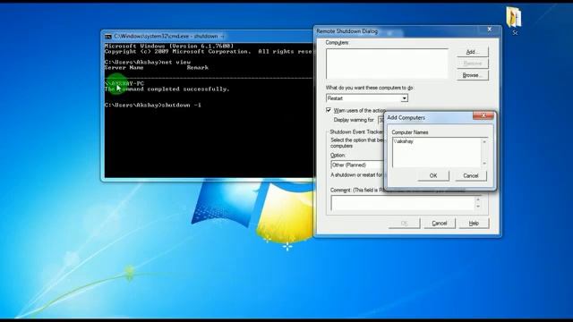 How to shutdown someones Computer Laptop using CMD Command Prompt 360p смотреть онлайн