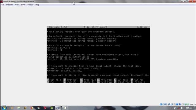 Konfigurasi NTP server Debian 7 "Virtualbox" смотреть онлайн
