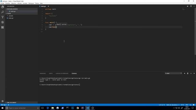 [Go/Golang] 13 - Error, Exec() & Flags смотреть онлайн