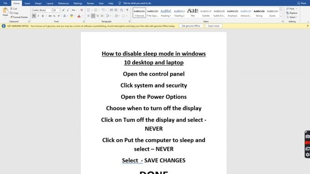 Sleep mode disable in Windows 10 смотреть онлайн