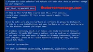 PAGE_FAULT_IN_NONPAGED_AREA (Windows)