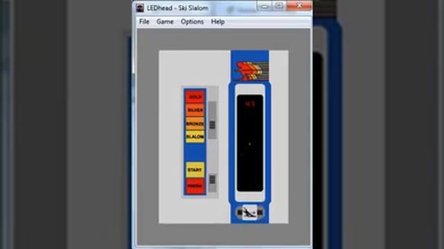 Ski Slalom - Game & Watch - emulador LEDhead 1.0 - testeado Windows 7 x64 смотреть онлайн