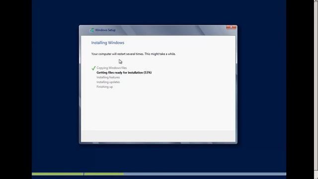 Windows Server 2012 Step by Step Installation YouTube смотреть онлайн