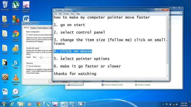 how to make my computer pointer move faster смотреть онлайн