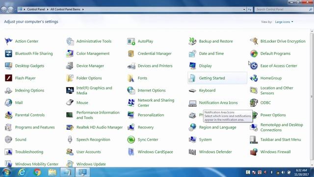 How to || Show/Hide All Notifications, System Tray Icons || Windows 7 (Quick Method) смотреть онлайн
