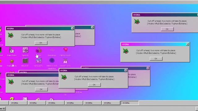 Trashing Emu Os by running all virus in it смотреть онлайн