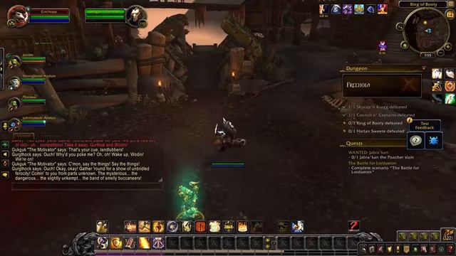 World of Warcraft: Battle for Azeroth Alpha 8.0.1 (24633), Freehold Instance, Prot Paladin Tank POV смотреть онлайн