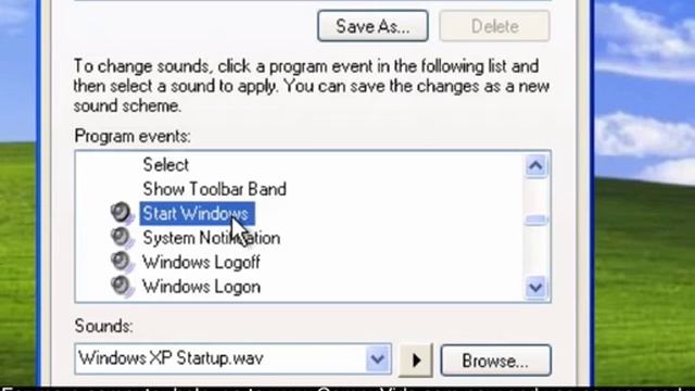 Windows XP - Changing the sounds on your computer смотреть онлайн