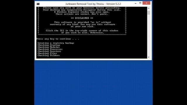 Junkware Removal Tool 5.2.2 смотреть онлайн