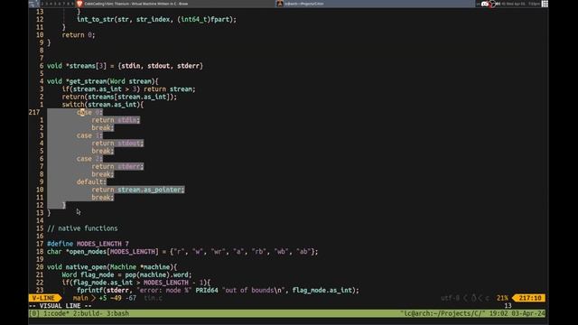 Building a Virtual Machine in C - Removing Old Code смотреть онлайн
