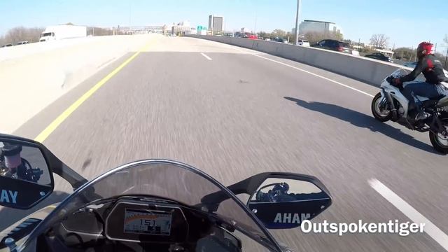 17 Yamaha R1M vs 17 Kawasaki ZX10R Street Race- Pre -T2K18 смотреть онлайн