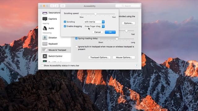 MacOS Sierra: activate three finger dragging смотреть онлайн