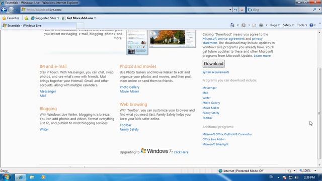 تنزيل ملف إعداد Windows Live Essentials من الإنترنت смотреть онлайн