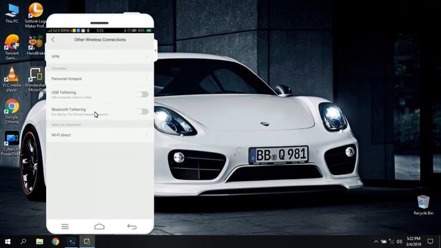 Share Mobile internet connection via bluetooth to PC | Anyother Mobile смотреть онлайн