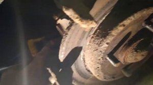 Одна из причин неисправности суппорта