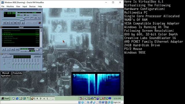 A.D.E.L. (WinAMP, SB16, Win98, VBox 6.1) смотреть онлайн