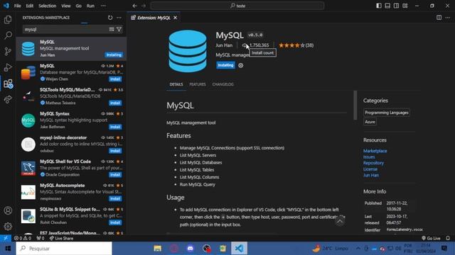 Tutorial: Como Instalar MySQL no vsCode смотреть онлайн