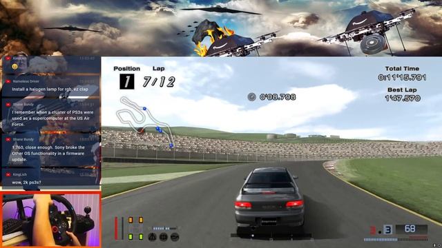 Gran Turismo 4 Online LIVE RACING! смотреть онлайн