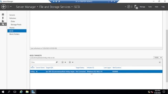 How to Install and Configure iSCSI Target SAN on Windows Server 2016 смотреть онлайн