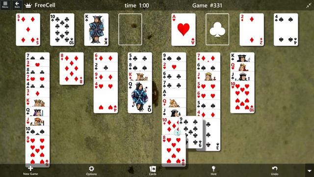 FreeCell Game #331 SOLVED/ Microsoft Solitaire Collection смотреть онлайн