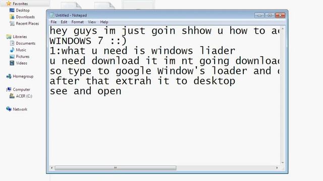 HOW TO ACTIVATE WINDOWS7 ALL VERSIONS FREE!!!! 100 work's!!!!! смотреть онлайн