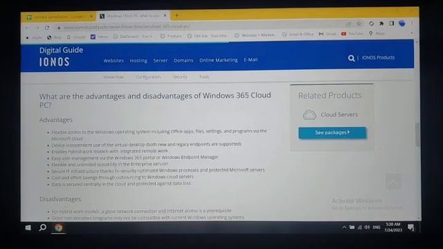 What are the advantages and disadvantages of Windows 365 Cloud PC смотреть онлайн