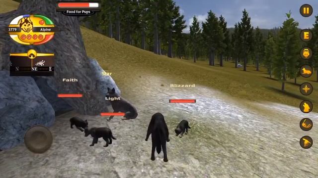 WolfQuest Alpine Forest Pack episode 20! The pups are born!🐾 смотреть онлайн