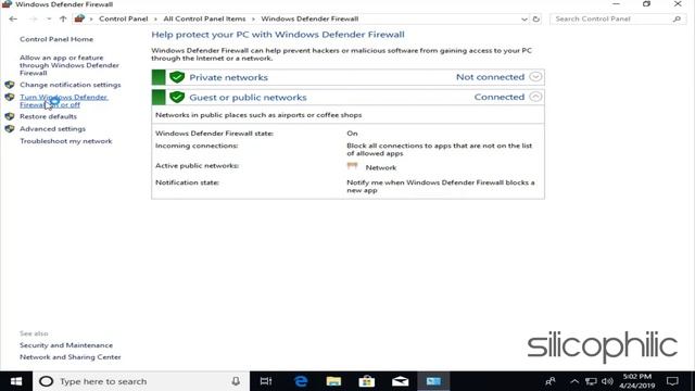 How To Disable Firewall In Windows 10 смотреть онлайн
