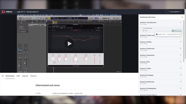 Logic Pro X - Tutti gli AUDIO FX - Video Corso смотреть онлайн