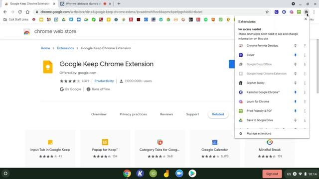 Install Google Keep on a Cd'A Schools Chromebook смотреть онлайн
