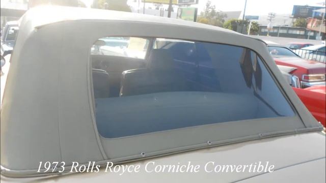 1973 Rolls Royce Corniche Convertible смотреть онлайн